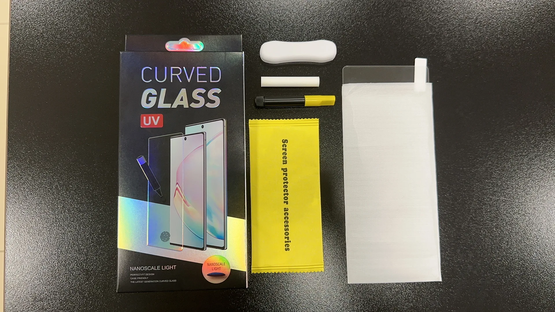 First-rate Uv Tempered Glass Full Glue Curved Tempered Glass Protector for Realme P2 Pro for Reno 6 Pro+