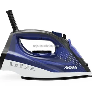 Full Function Steam Iron 1400-2000W Anti-Calc Anti-Drip Vertical Steam Non-Stick Soleplate Electric Iron