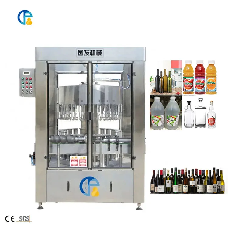 Automatic liquid rotary vacuum filling machine