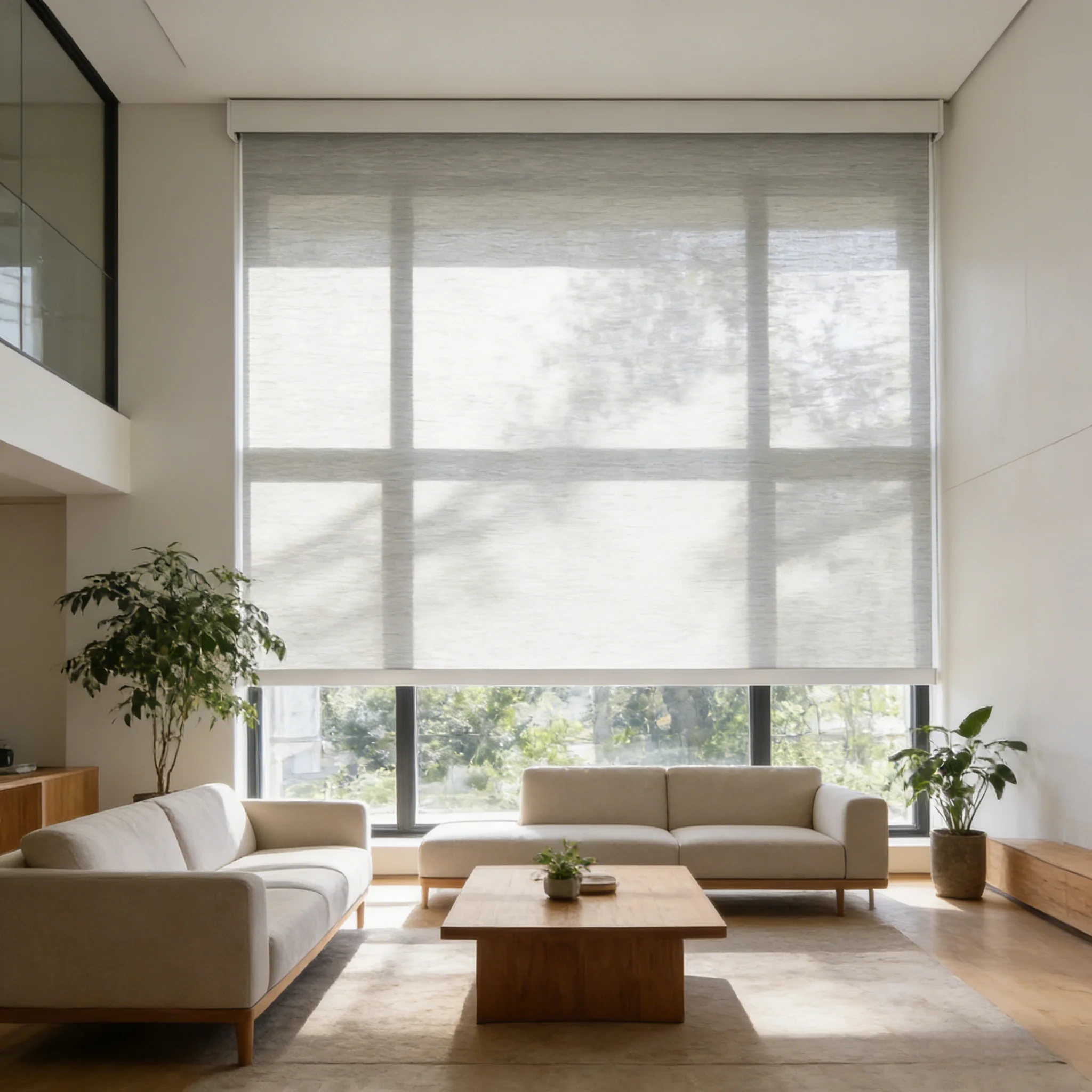 Motorized Roller Shades Smart Electric Window Shades Remote Control 100% Blackout UV Protection for Home Office