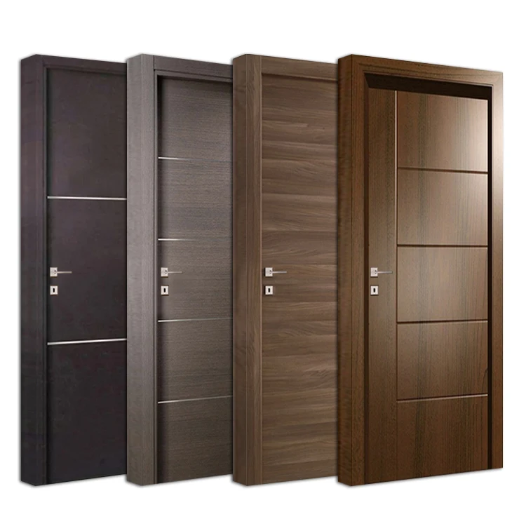 Modern Teak Ply Wood Door Designs for Hotels Houses