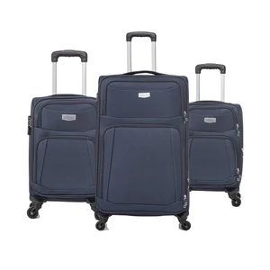 Customized Travel Suitcase Waterproof 360 Degree Universal Wheel Fabric Soft Suitcase Soft Luggage Set