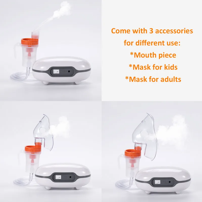 Medicine Particle Inhaler Handheld DC Compressor Nebulizer Portable Breathing Micro Nebulizer for Children Adult