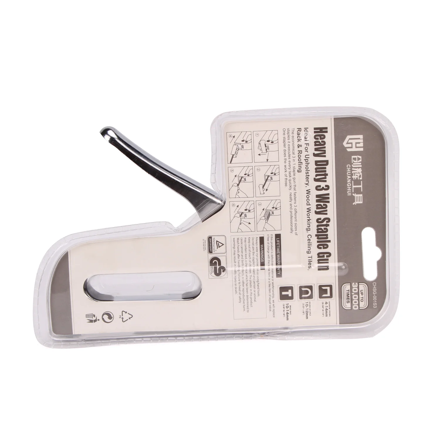 Wholesale Tacker Staple Gun Doule Blister Package 4 14mm Gs Staple Gun