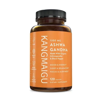 Private label Vegan for stress relief and emotional support supplement Natural with an enhanced version of Ashwagandha capsules