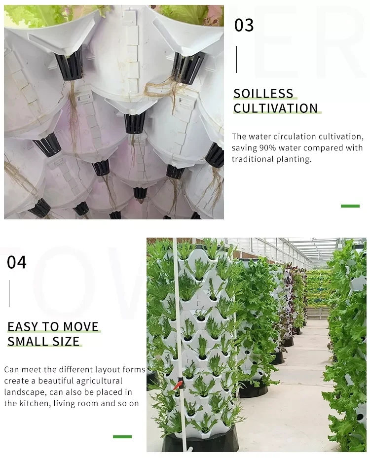 Aeroponic Growing Towers Hydroponics Vertical Garden Systems Hydroponic