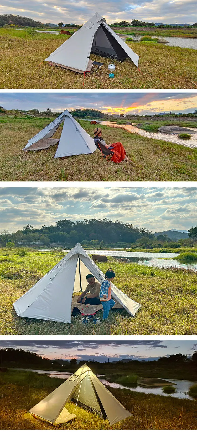 Doubledeck Beach Event Tents Outdoors Dark Shelter Beach Tent Big