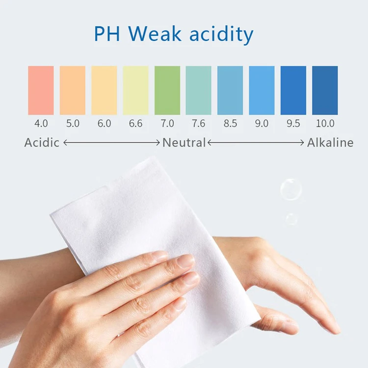 80pcs Wholesale Ph Balance Natural Oem Cotton Tissue Skin Care Baby