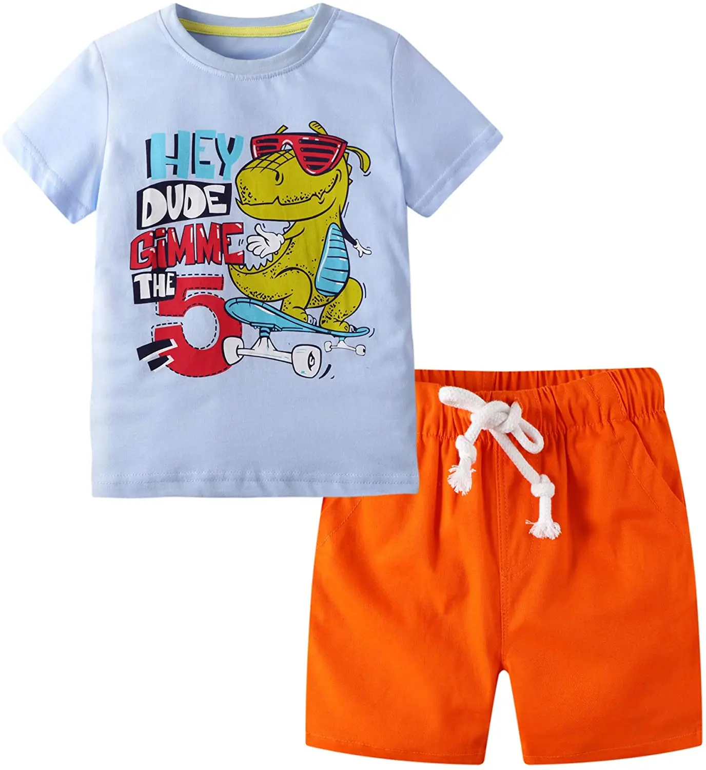 Toddler Boy Clothes Kids Summer Cotton Clothing Sets Little Boys