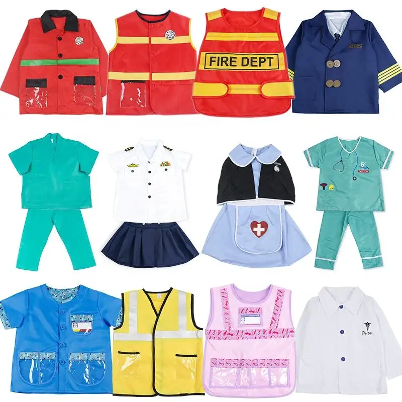 Drop Ship Kids Community Helper Dress Up Set Doctor Nurse Chef ...