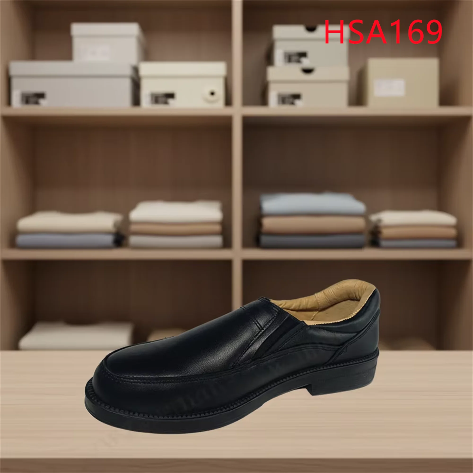 LXG,Factory Tour Pull-on Manager Safety Shoes with Steel Toe Kenya Market Full Grain Leather Leader Work Shoes for Sale HSA169