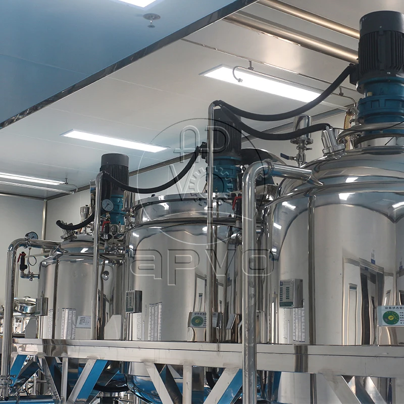 GMP Quality Machine Factory Liquid Soap Blender Liquid Washing Homogenizing Mixer