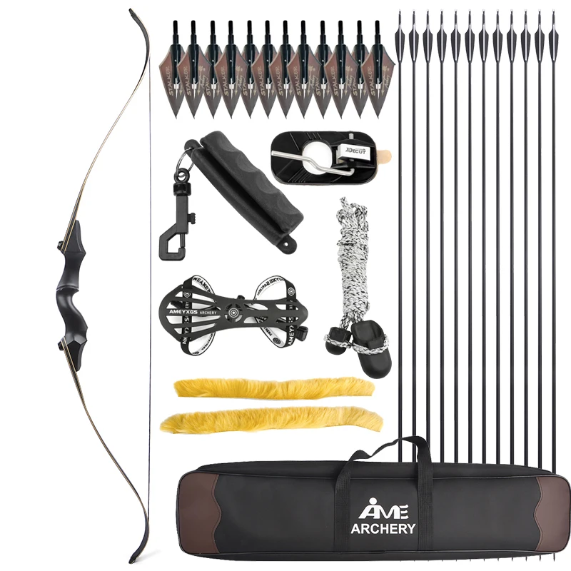 Arc Recourbé 60 Pouces 25-60lbs Pour Chasse Ou Tir - Droitier