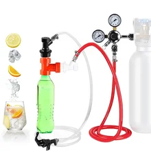 Hot Sale Co2 Regulator & Plastic Picnic Tap Line Portable Homebrew Beer Carbonation Kit