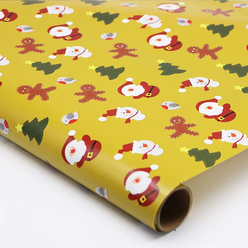 Oem Hot Selling Wrap Paper Sheets Packaging Roll Custom Kraft Gift
