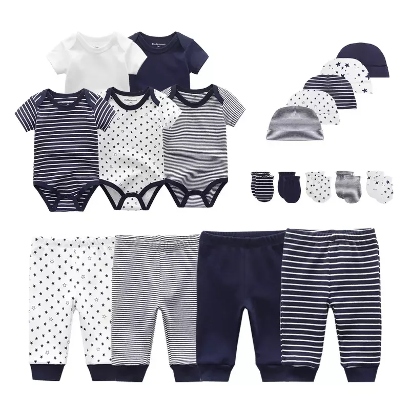 19pcs New Born Baby Clothes Sets 100 Cotton Baby Boy Clothing Set