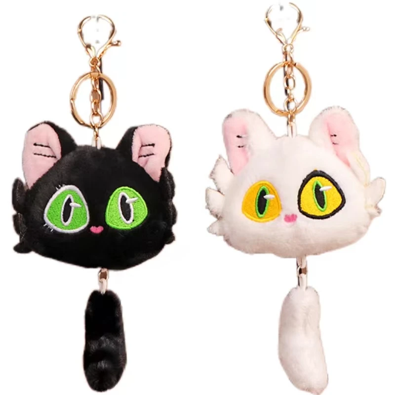 Décoration Sac à Dos Porte-clés En Peluche Chat Noir, Charme Adorable De Porte-clés En Peluche De Chat,Jouet Pendentif De Sac À Dos De Dessin Animé De 4,7 Pouces,Peluche En Peluche Mignonne Et Décoration Sac à Dos Porte-clés En Peluche Chat Noir, Charme Adorable De Porte-clés En Peluche De Chat,Jouet Pendentif De Sac À Dos De Dessin Animé De 4,7 Pouces,Peluche En Peluche Mignonne Et
