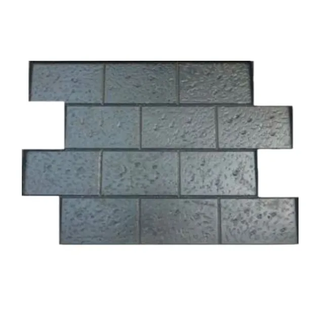 Polyurethane Stone Pattern Rubber Concrete Stamp Mat Paving Mould Liquid Silicone for Stamped Concrete Printing Molds