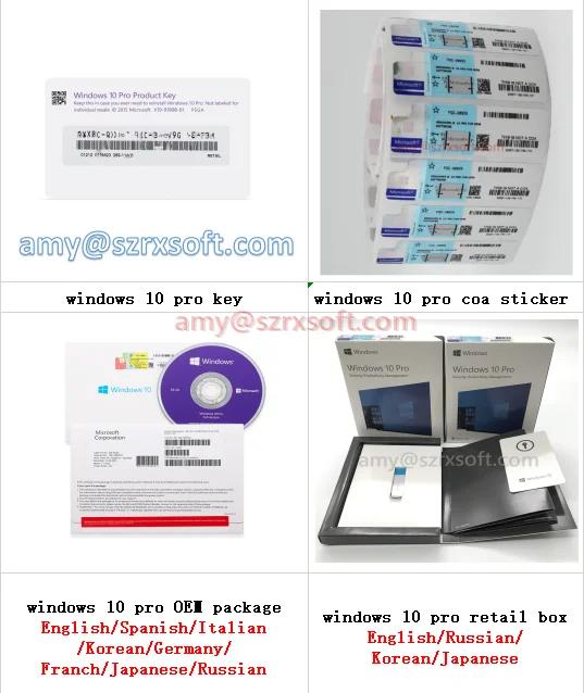 Genuine Orgainal Microsoft Windows 10 Professional Coa Sticker Win 10 Pro Retail Key Buy Windows 10 Pro Online Activate Key Windows 10 Pro Key Windows 10 Professional Key Product On Alibaba Com