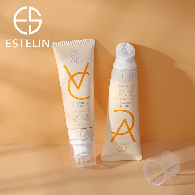 ESTELIN Deep Cleansing Anti Aging Vitamin C Brightening Face Wash 100g