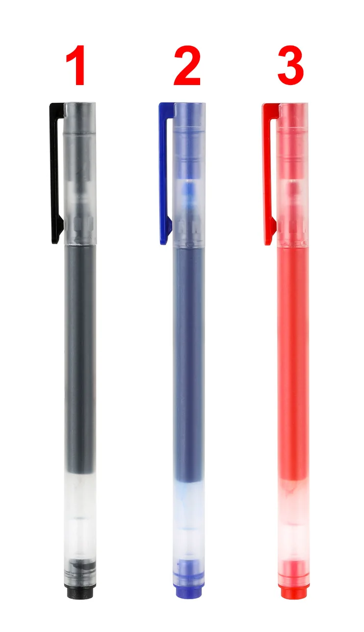 Hot Sale Custom Printed Logo Office School Pens Large-Capacity Smooth Comfortable Plastic Gel Ink 1.0mm Writing Bulk_voghion.com