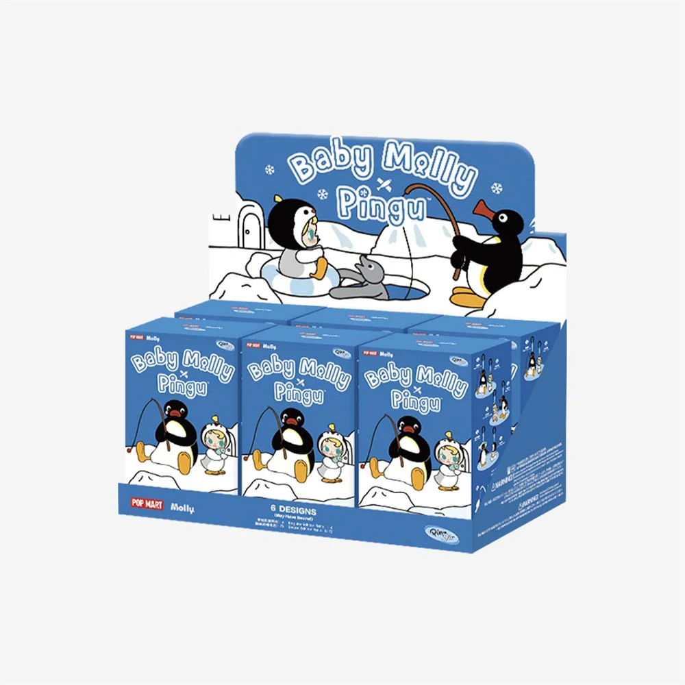 POP MART Official Store Baby Molly Pingu Happy Fishing Series