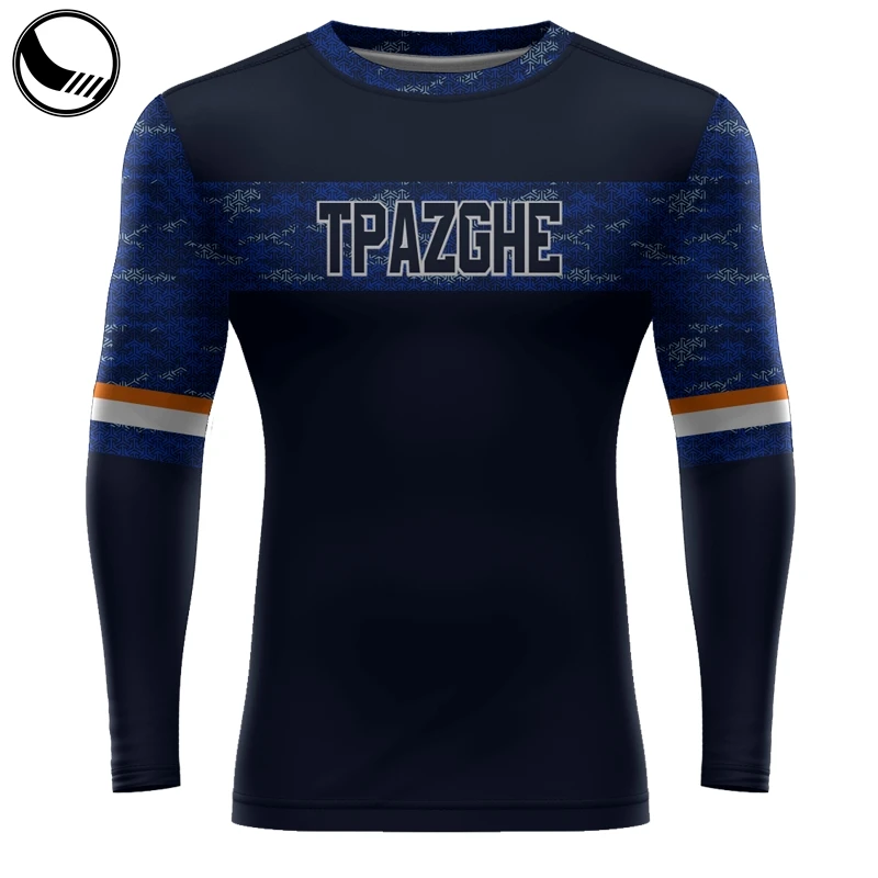 Mens Sublimated Rash Guard Shirts