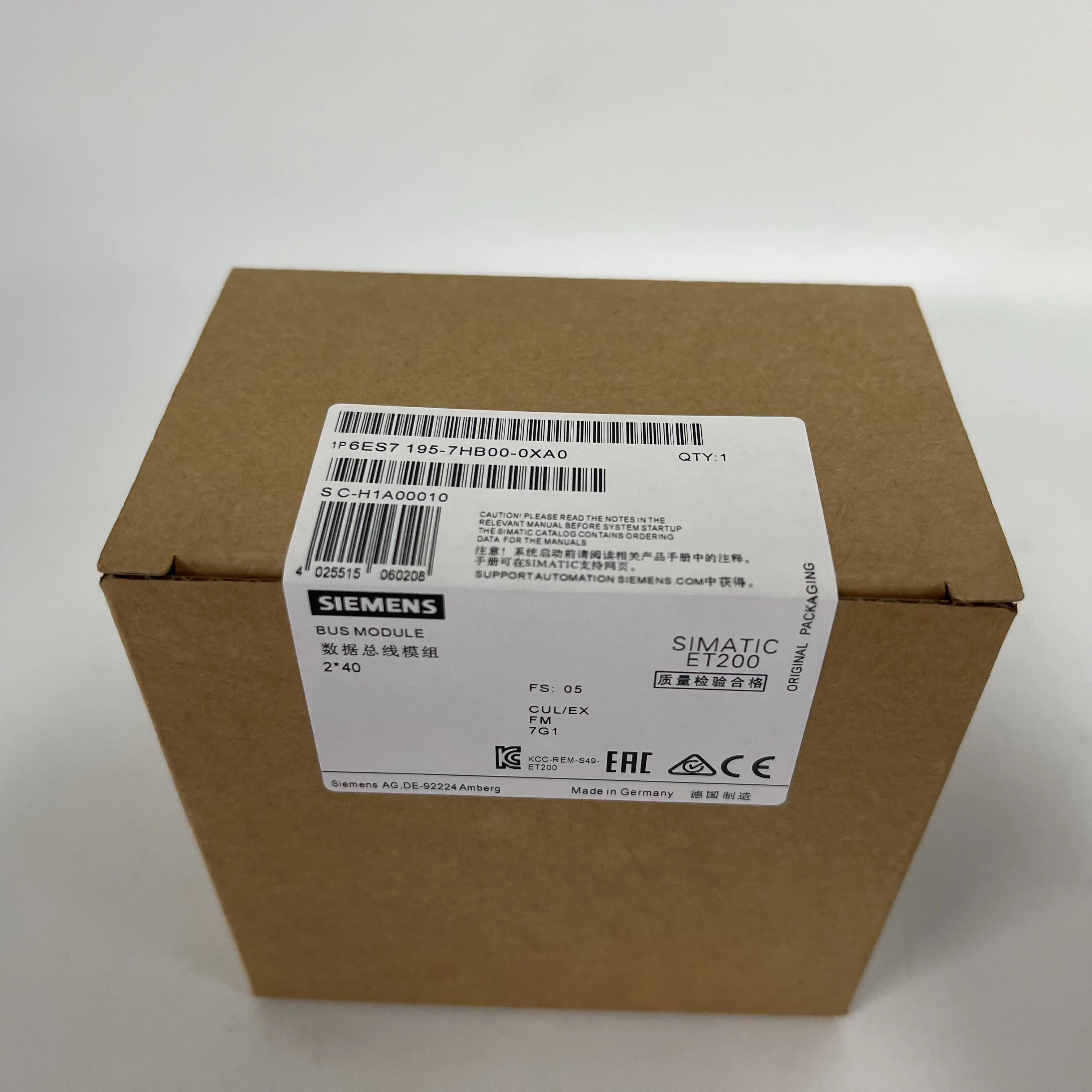 SIEMENS Bus Module 6ES7195-7HB00-0XA0 SIEMENS Bus Module 6ES7195-7HB00-0XA0