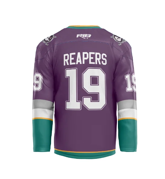 Source 2022 new design purple hockey jerseys custom hockey team apparel  ducks hockey jersey on m.