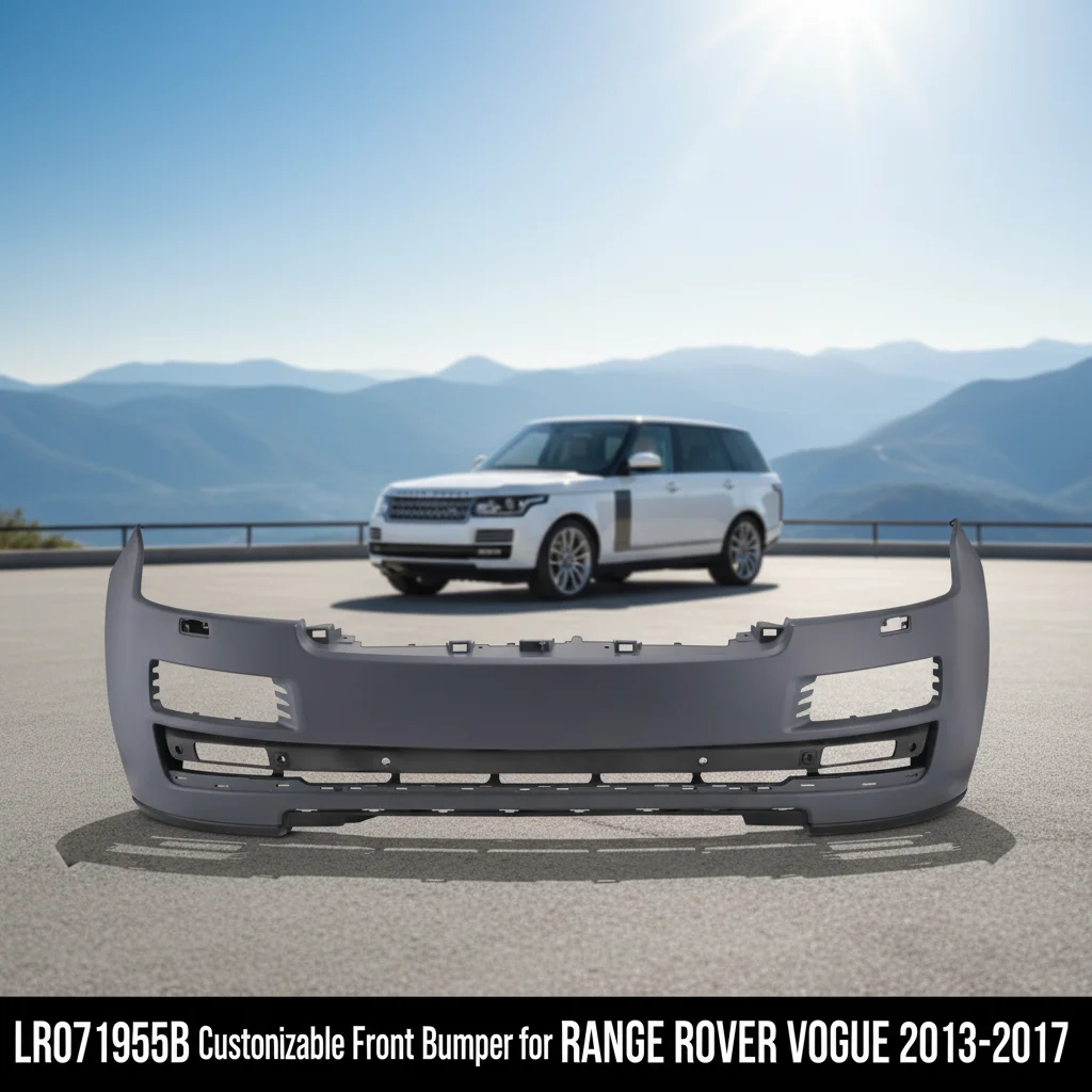 LR071955B PP+EPDM-20 OEM ODM New Car Front Bumper Customizable Front Bumper for RANGE ROVER VOGUE 2013-2017