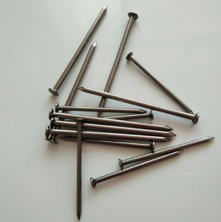 Hot Dipped Galvanized Flat Head Common Nails Iron Large Electro Galvanized Iron Spike Wire Steel Common Nails