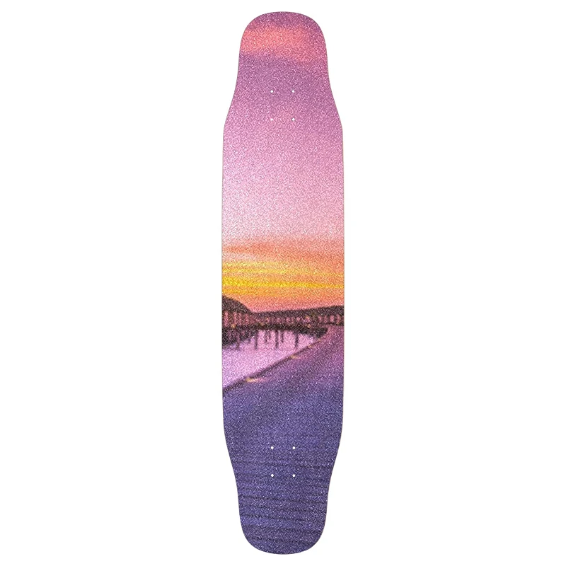 Cheap Maple Double-Curved Cruiser Skateboard Deck Wooden Skateboard Downhill Longboard From