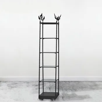Hot Selling Stainless Steel Metal Tie & Scarf Display Stand Golden Handbag Bag Display Racks for Effective Goods for Showcase