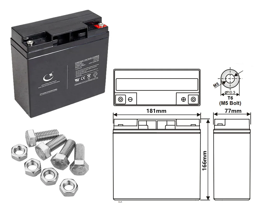 12v 20ahは再充電可能な鉛酸電池の手入れ不要の漏出証拠agm電池を密封