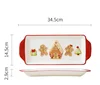 Brown Long plate