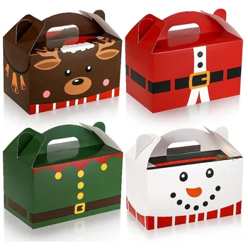For Amazon Hot Selling Candy Cookie Cake Baking Packaging Gift Handmade DIY Christmas Corrugated Board Folders Wallet Photo