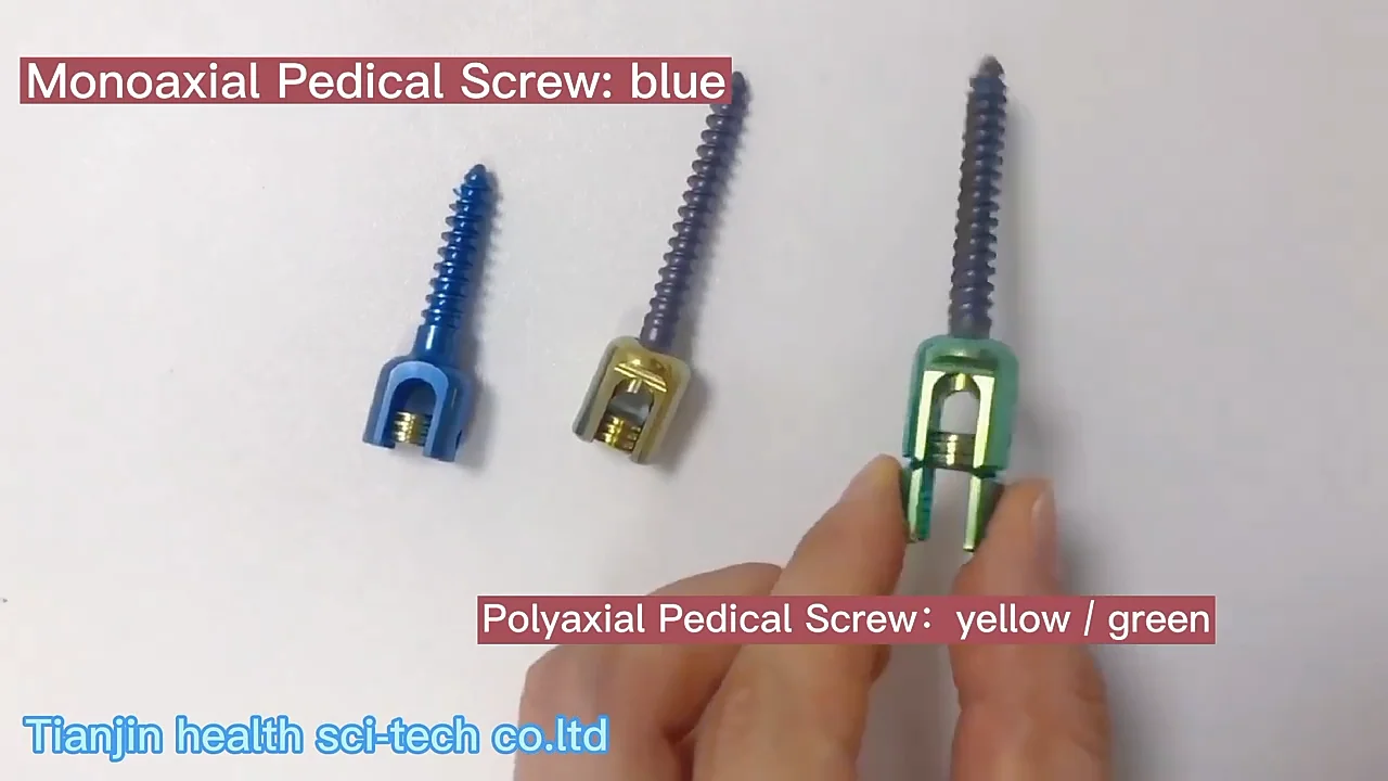 High Standard Implants Orthopedic Instruments Polyaxial Reduction Screw Spinal Pedicle Screw 6