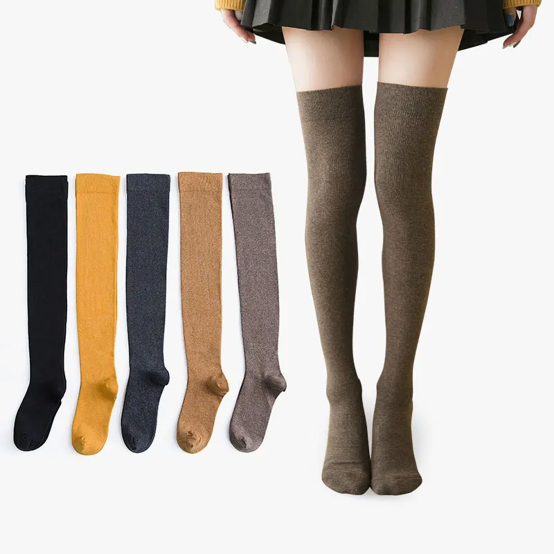 Multi-color Fashion Women Over Knee Long Socks Tight High Cotton Fabric  Socks - Buy Thigh High,Cotton Socks,Over Knee Socks Product on 