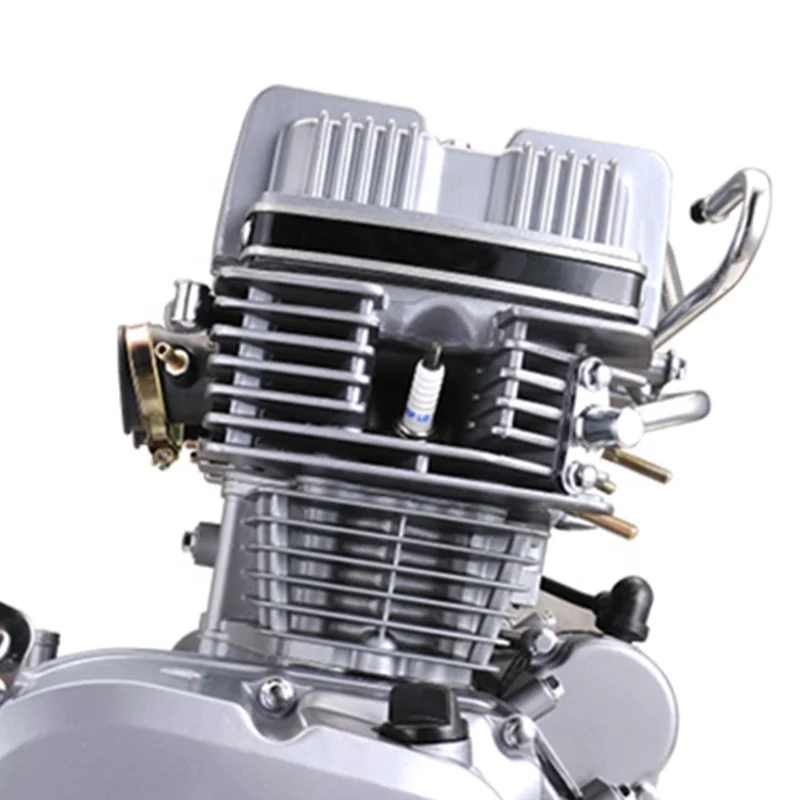 CQJB High Quality Motorcycle Engine 2 Cylinder CB125T Air Cooled Motorcycle Engine Assembly
