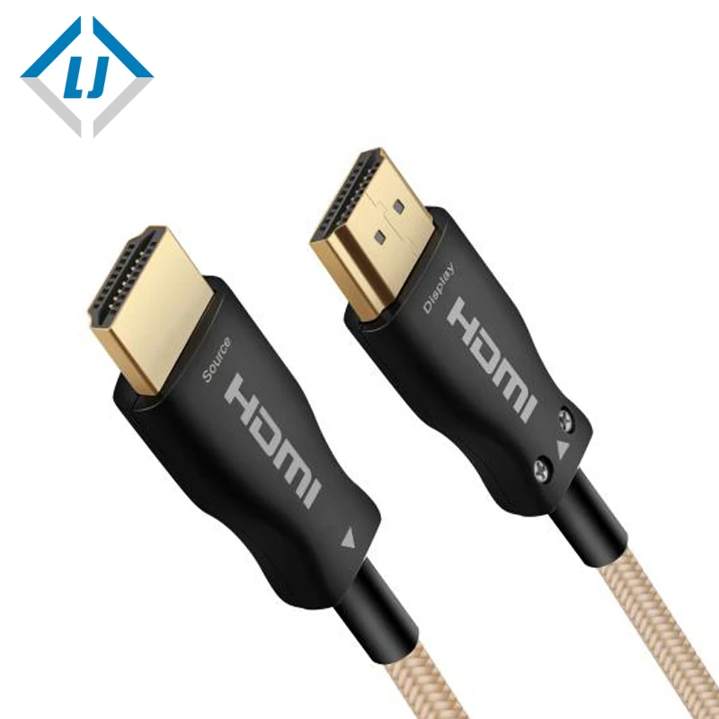 
 LJ высококачественные 20 м 30 м 35 м 40 м 45 м 50 м 55 м 60 м 65 м и т. д. до 150 м Высокоскоростная передача волоконно-оптические кабели HDMI 4K  