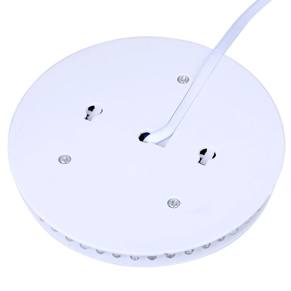 Mini Rotating ufo Light with Voice Activated 48 Beads LED Sunflower Effects Stage Disco Light