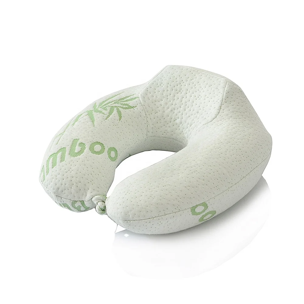 bamboo memory foam neck pillow