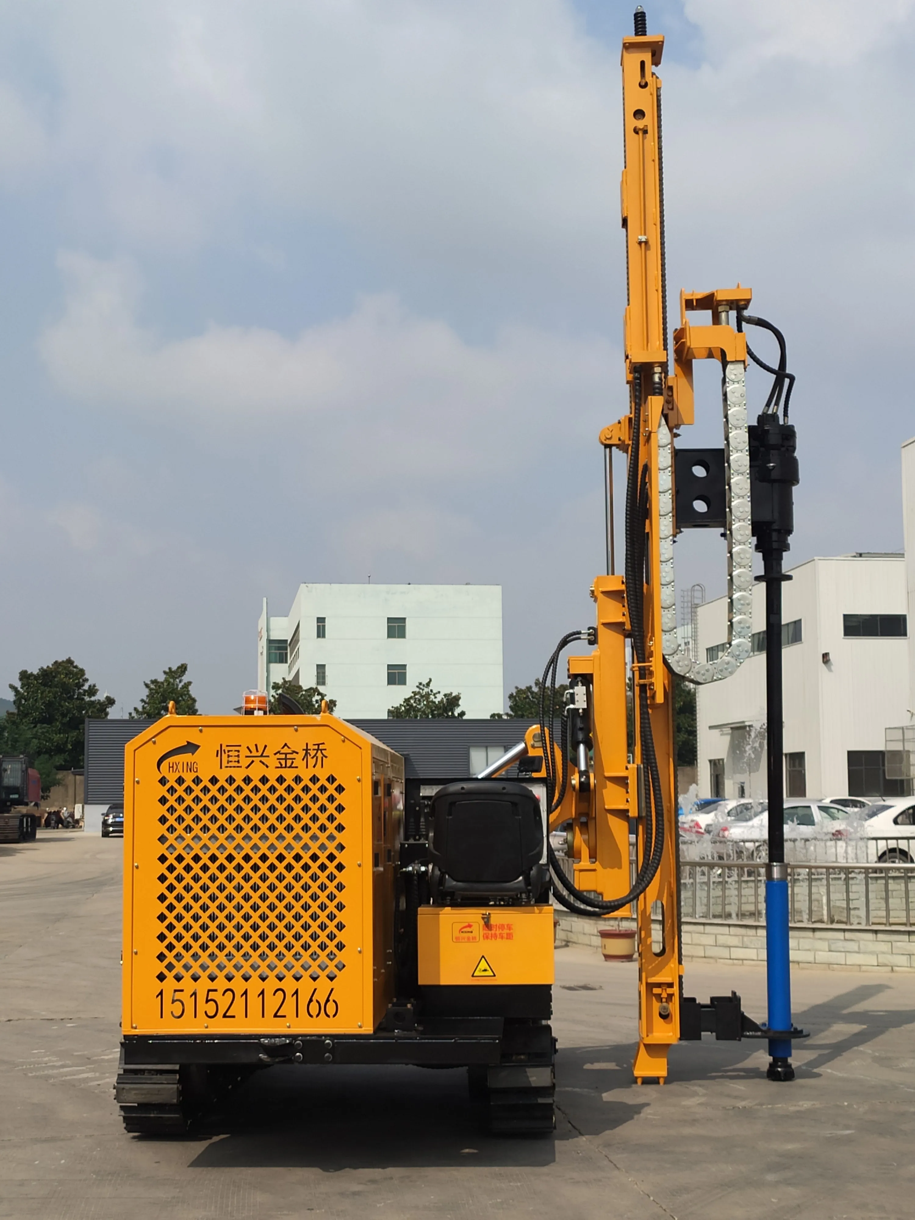 Helical Pier Driver Ground Screw Installation Machine Screw Pile for Ground System