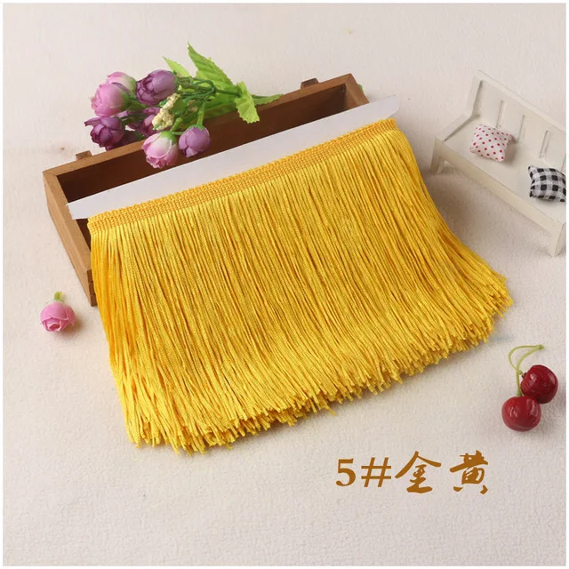 Wholesale White Black Colorful Polyester Fringe Trim For Pant Skirt