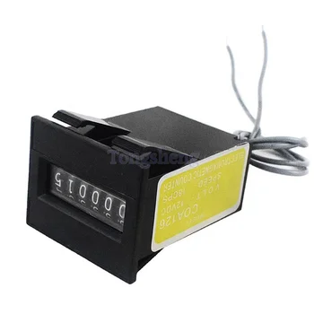 arcade coin acceptore operated vending machines High Quality 6 Digit Time Coin Counter Meter 12v Coin Counter Meter