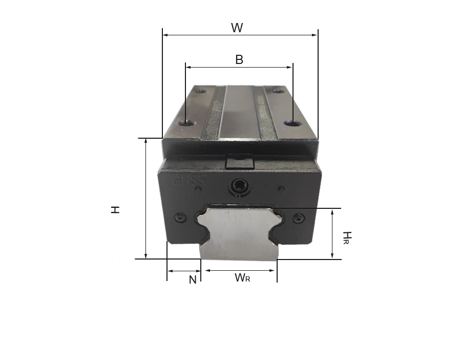 Customized HGH45HA HGW45HC HGH55CA Linear Bearings Made in China for Laser Cutting
