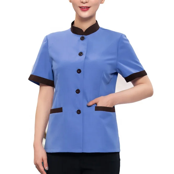 Uniforms Work for Women Cleaning Uniform Staff Hotel Soft Restaurant Housekeeping Restaurant Staff Uniforms