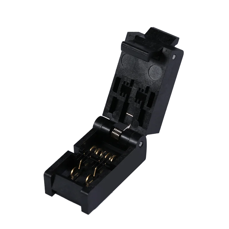 Easy installation HAST & HTOL Test Aging Socket 0.95 mm Pitch IC Socket SOT3 SOT5 SOT6 Programmer Adapter with Flip Over Design