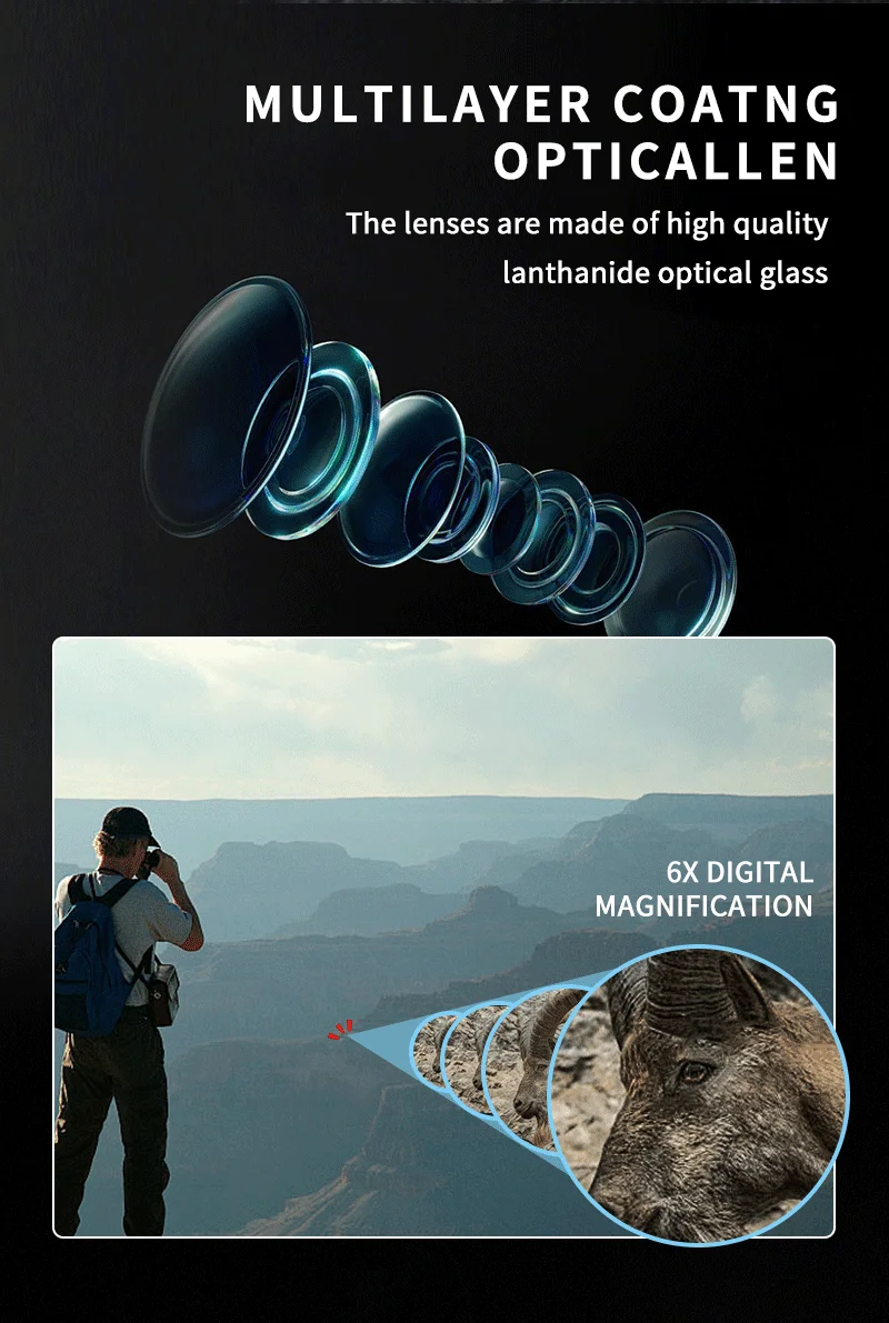 VR303 Kopfmontiertes, wiederaufladbares 4K UHD Video Foto 3D VR Infrarot-Nachtsichtbrille Kopfmontage-Fernglas für 1000 m Entfernung – Detail 12