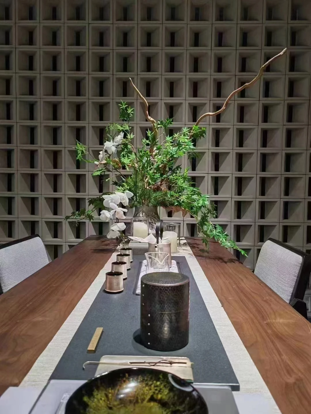 Cement Block Concrete Exterior Tiles Decoration Window Brick Breeze Ventilation Background Wall PU Easy Installation